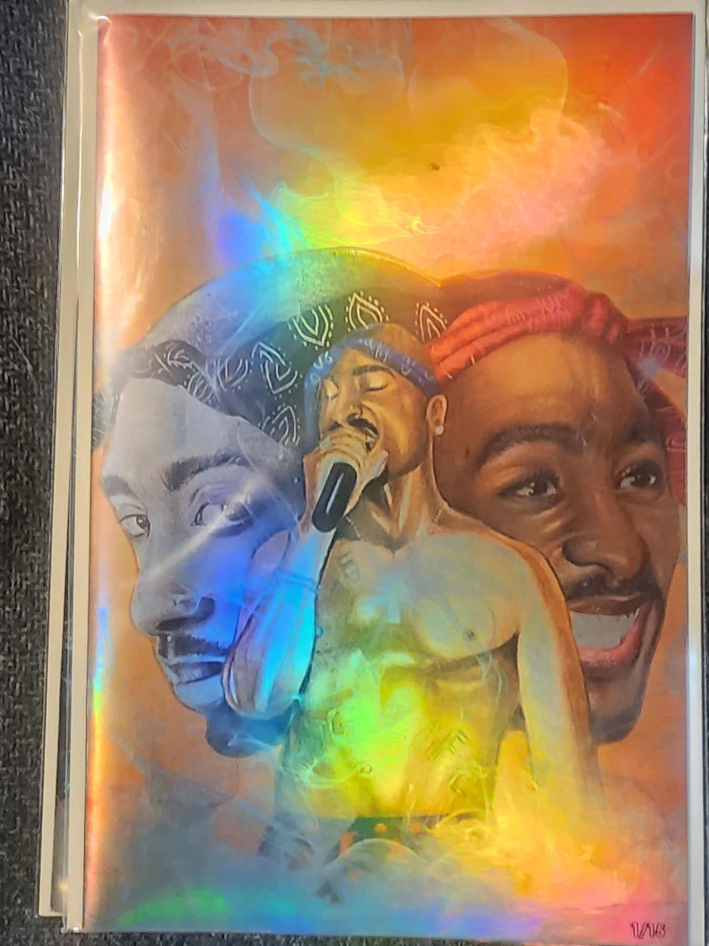 Tupac: Tribute HOLO FOIL Red  #1 Megacon 2025 Ltd To 15 with COA