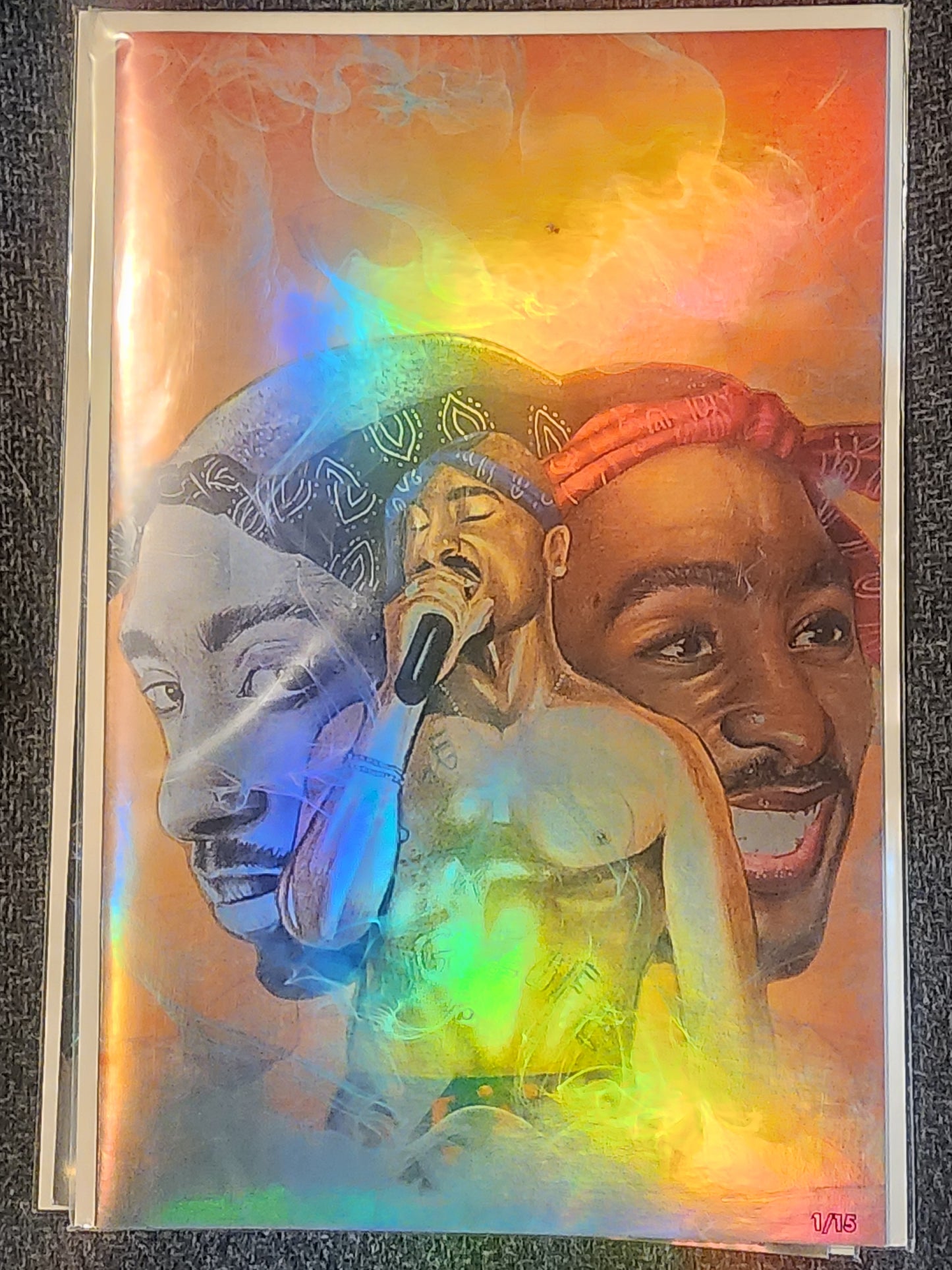 Tupac: Tribute HOLO FOIL Red  #1 Megacon 2025 Ltd To 15 with COA